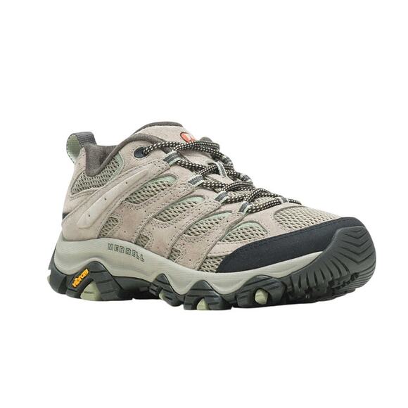 Merrell Womens Moab 3 Hiking Sneakers US 7.5 M EU 38 Tan Leather Athletic NIB - Picture 1 of 14